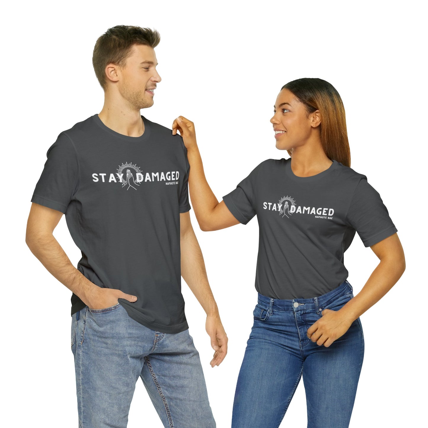 Stay Damaged Unisex Short Sleeve Tee - Dark