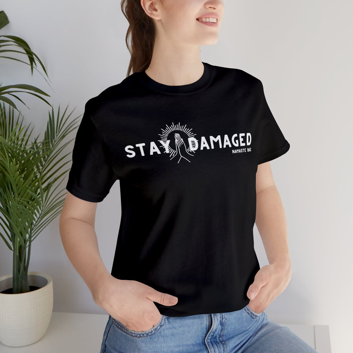 Stay Damaged Unisex Short Sleeve Tee - Dark