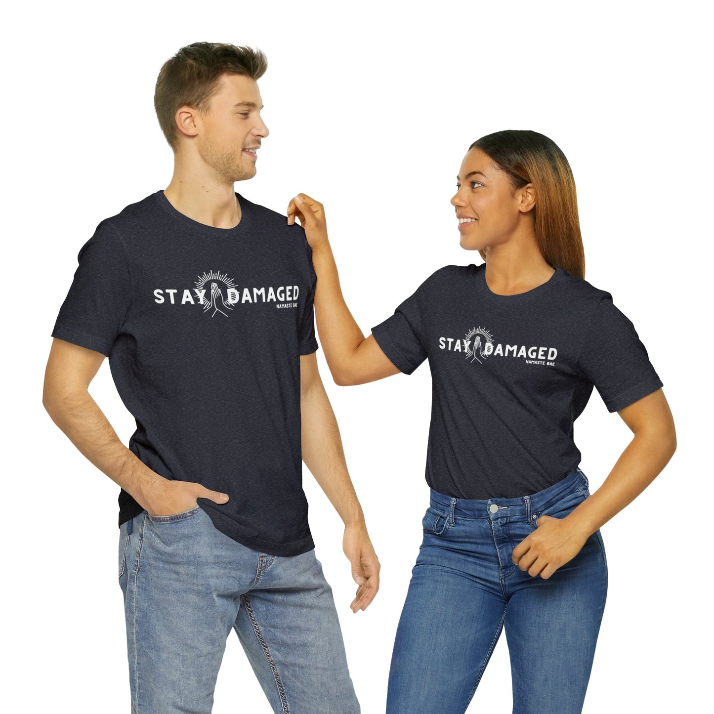 Stay Damaged Unisex Short Sleeve Tee - Dark