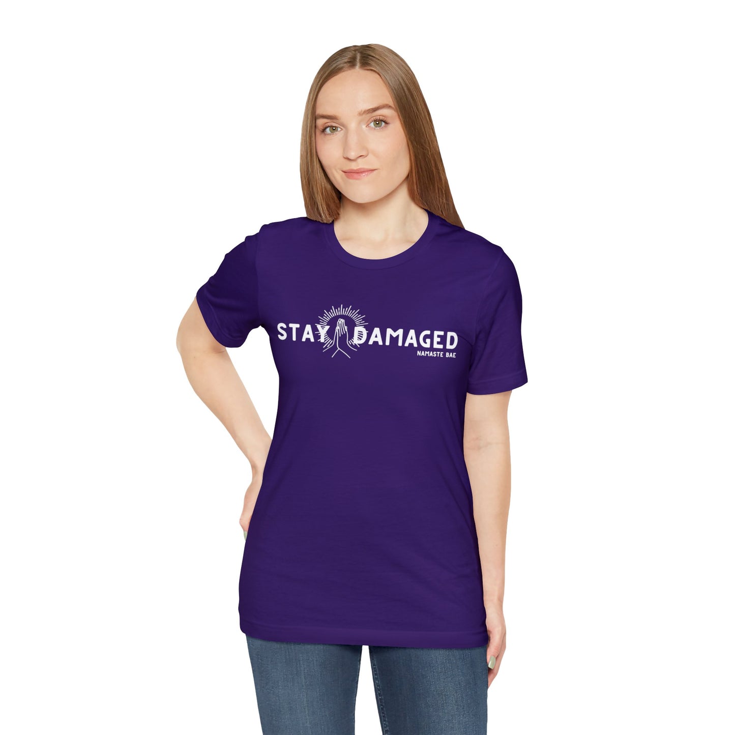 Stay Damaged Unisex Short Sleeve Tee - Dark